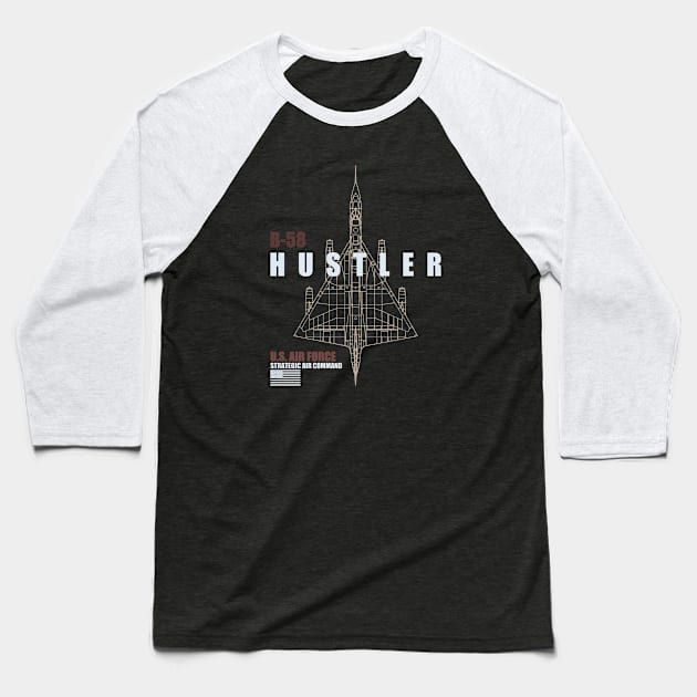 B-58 Hustler Baseball T-Shirt by TCP